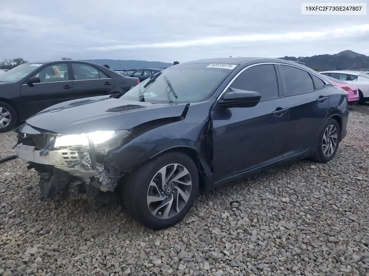 19XFC2F73GE247807 2016 Honda Civic Ex