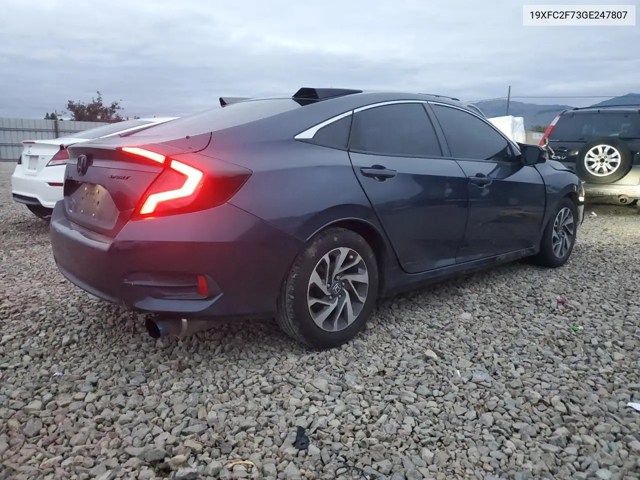 19XFC2F73GE247807 2016 Honda Civic Ex