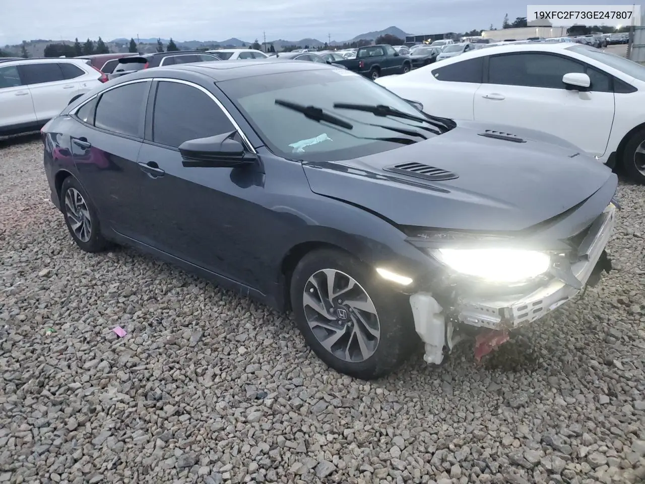 19XFC2F73GE247807 2016 Honda Civic Ex
