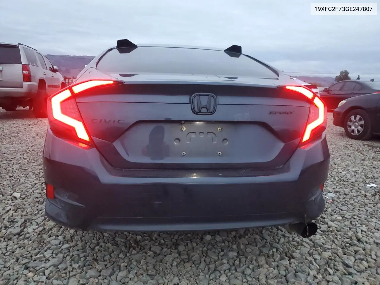 19XFC2F73GE247807 2016 Honda Civic Ex