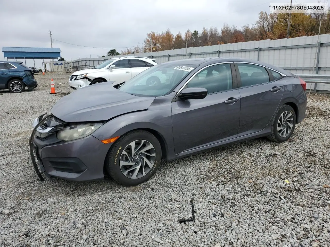 19XFC2F78GE048025 2016 Honda Civic Ex