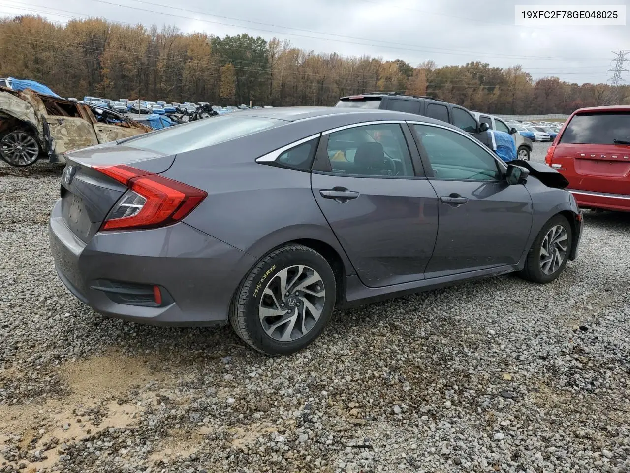 19XFC2F78GE048025 2016 Honda Civic Ex