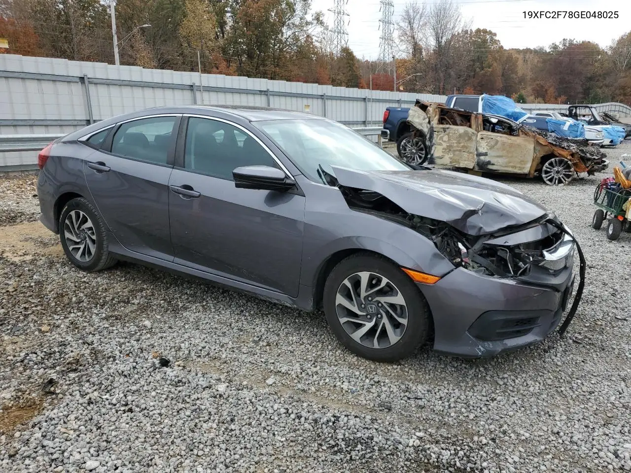 19XFC2F78GE048025 2016 Honda Civic Ex