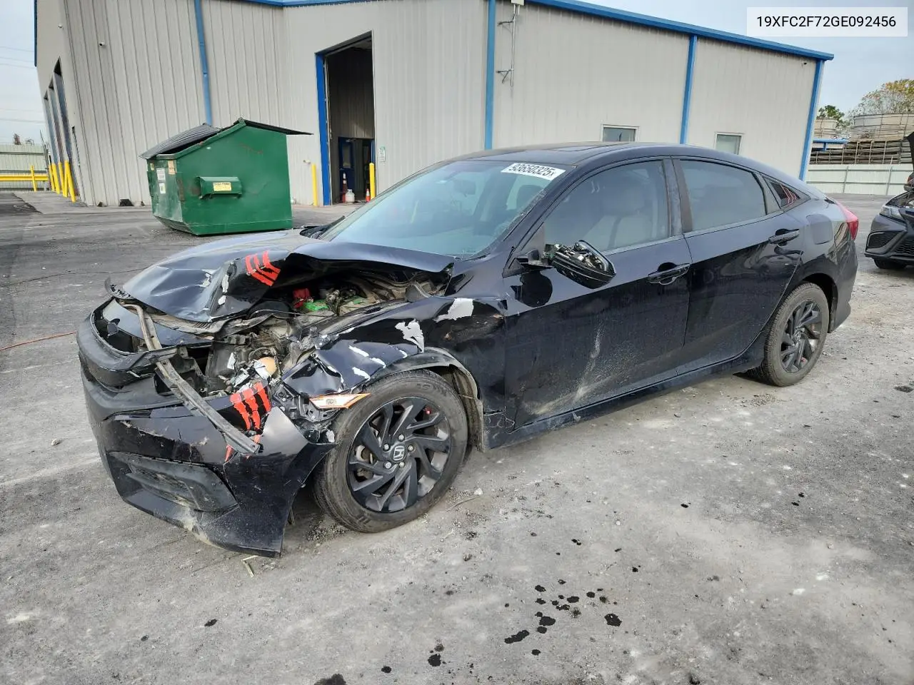 19XFC2F72GE092456 2016 Honda Civic Ex