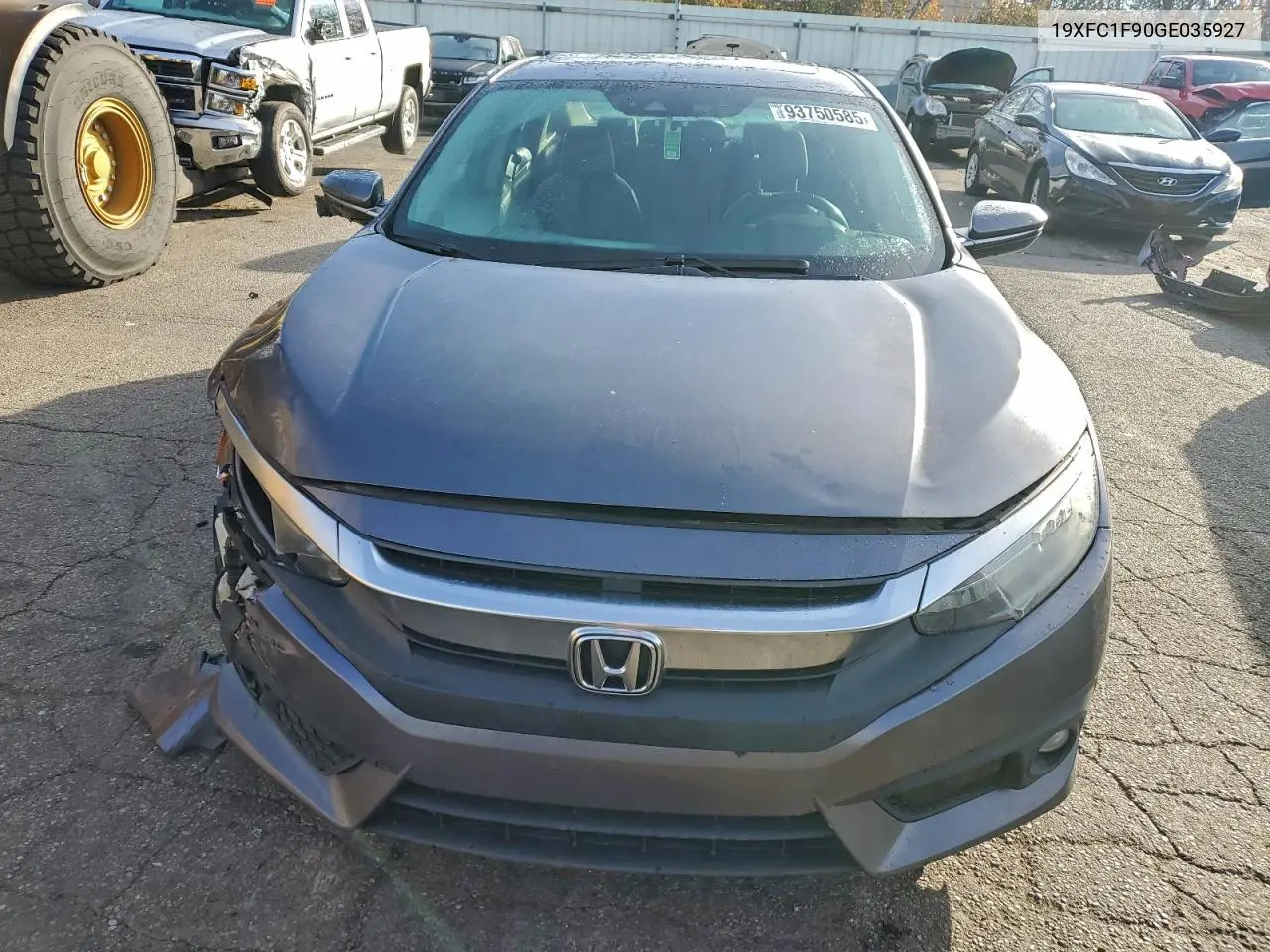19XFC1F90GE035927 2016 Honda Civic Touring