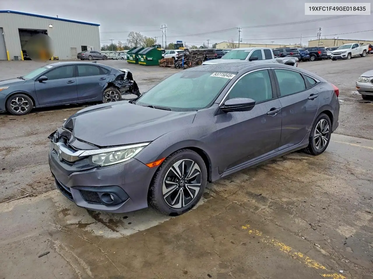 19XFC1F49GE018435 2016 Honda Civic Ex