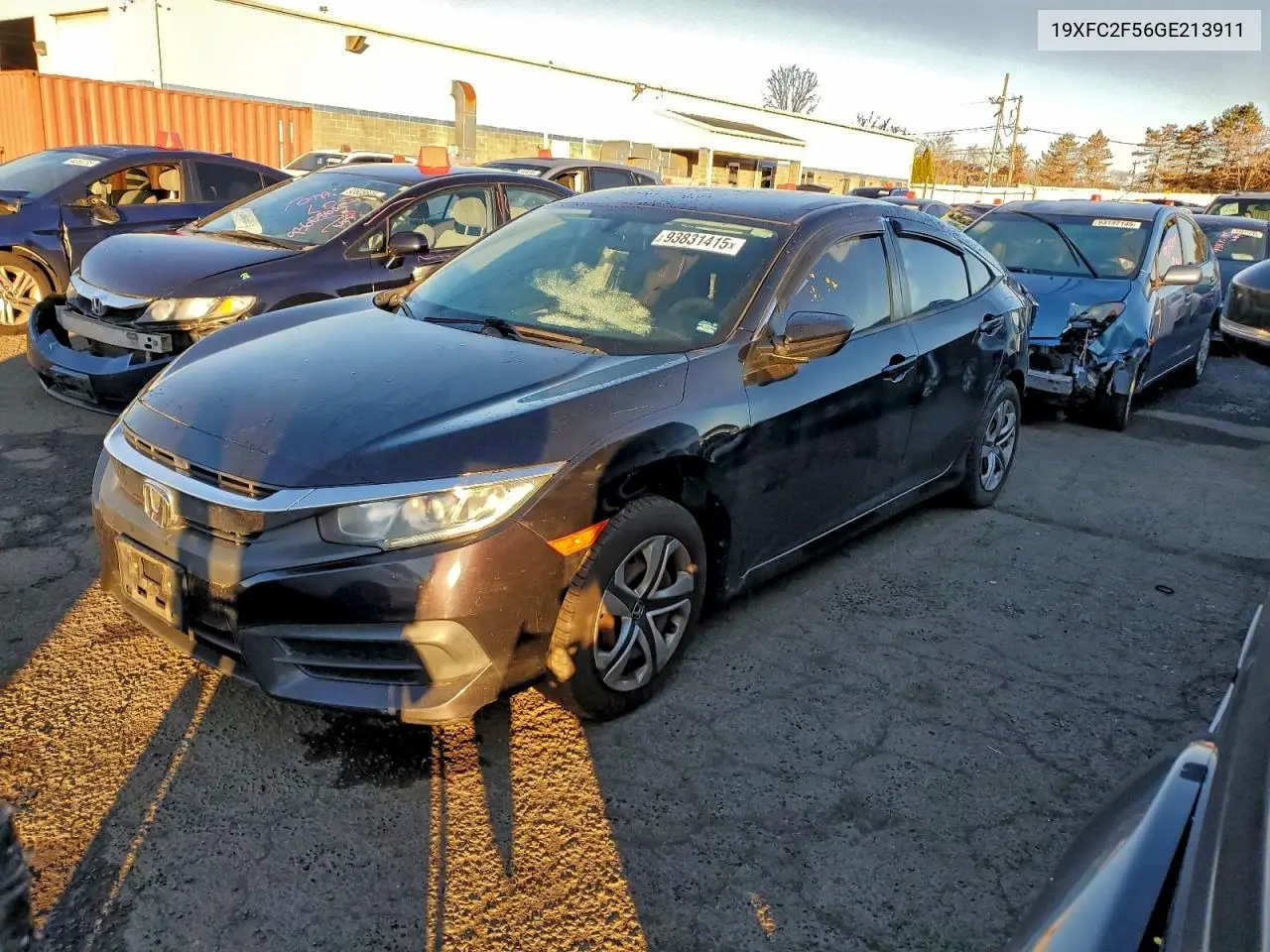 19XFC2F56GE213911 2016 Honda Civic Lx