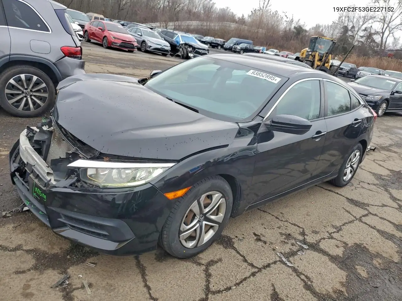 19XFC2F53GE227152 2016 Honda Civic Lx