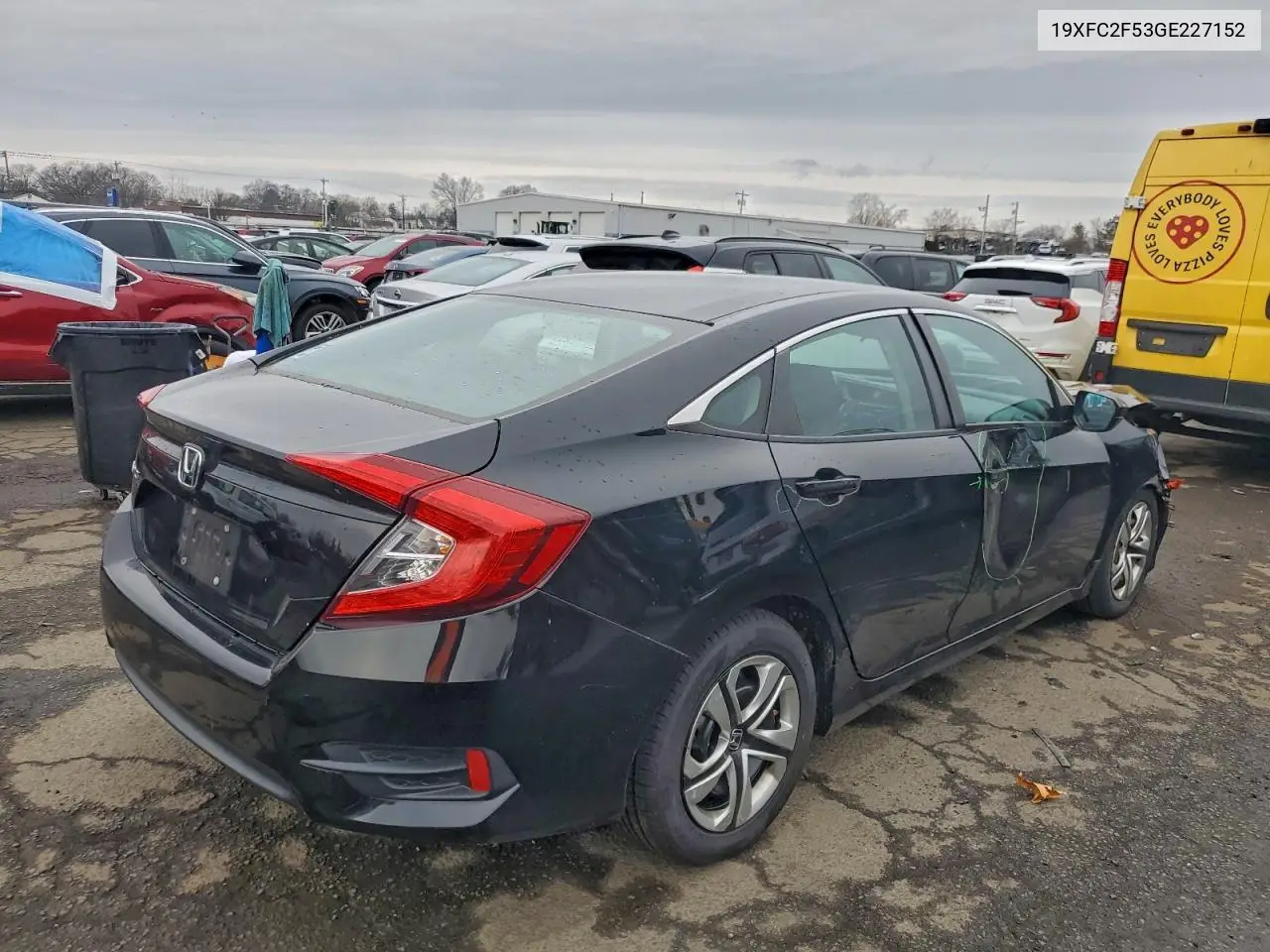 19XFC2F53GE227152 2016 Honda Civic Lx