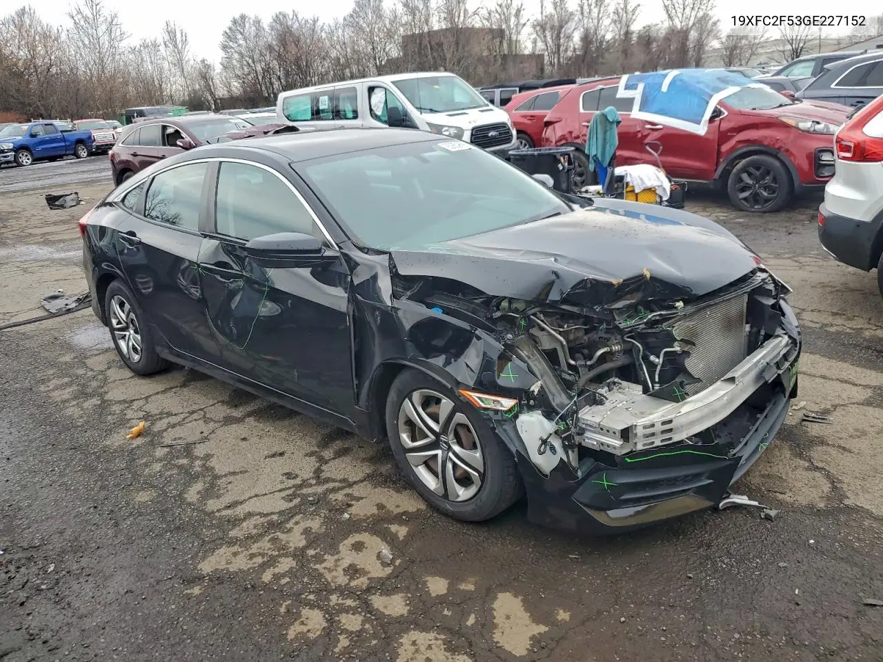 19XFC2F53GE227152 2016 Honda Civic Lx