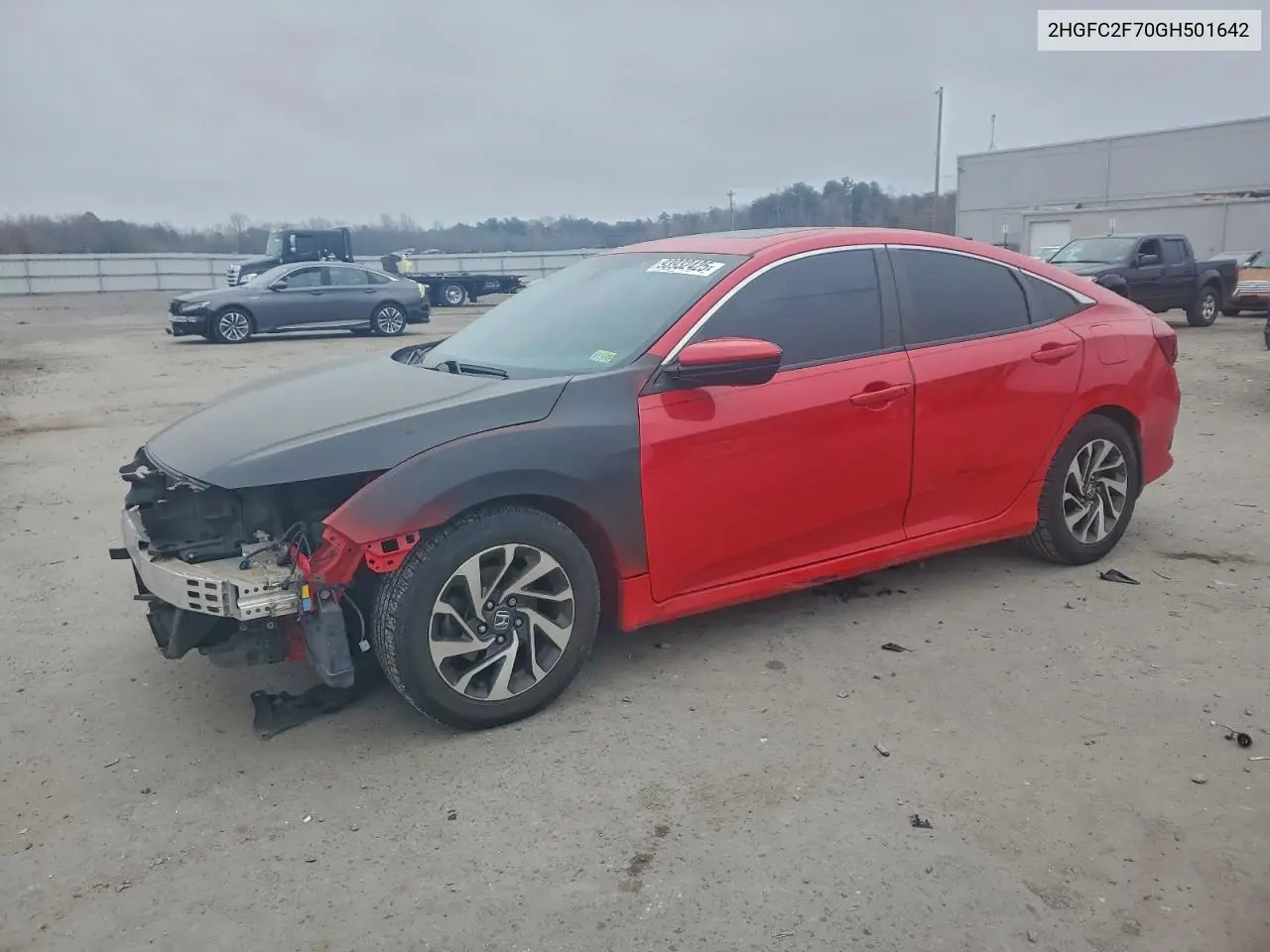 2HGFC2F70GH501642 2016 Honda Civic Ex
