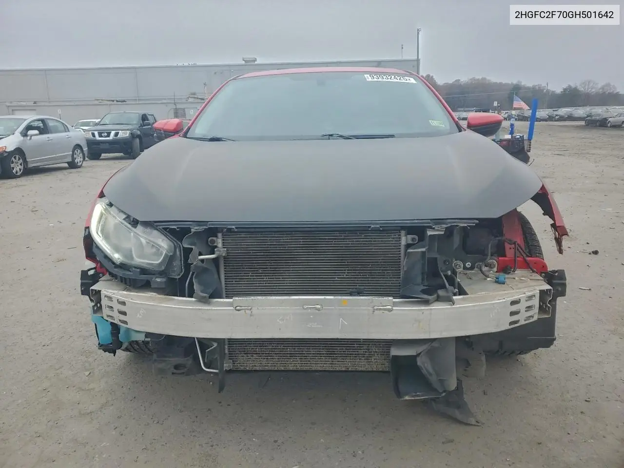 2HGFC2F70GH501642 2016 Honda Civic Ex