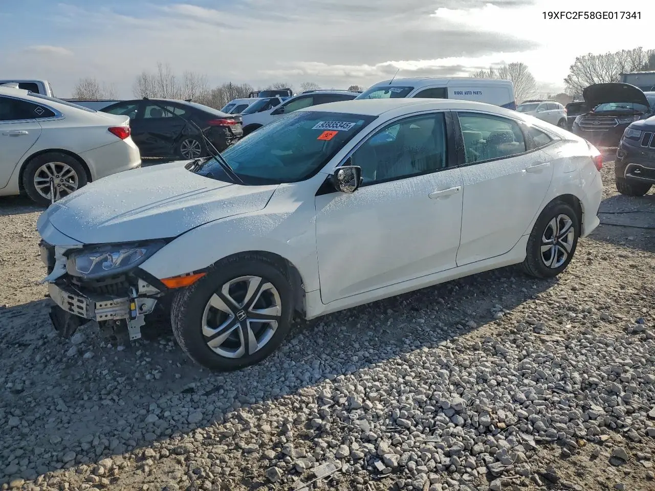 19XFC2F58GE017341 2016 Honda Civic Lx