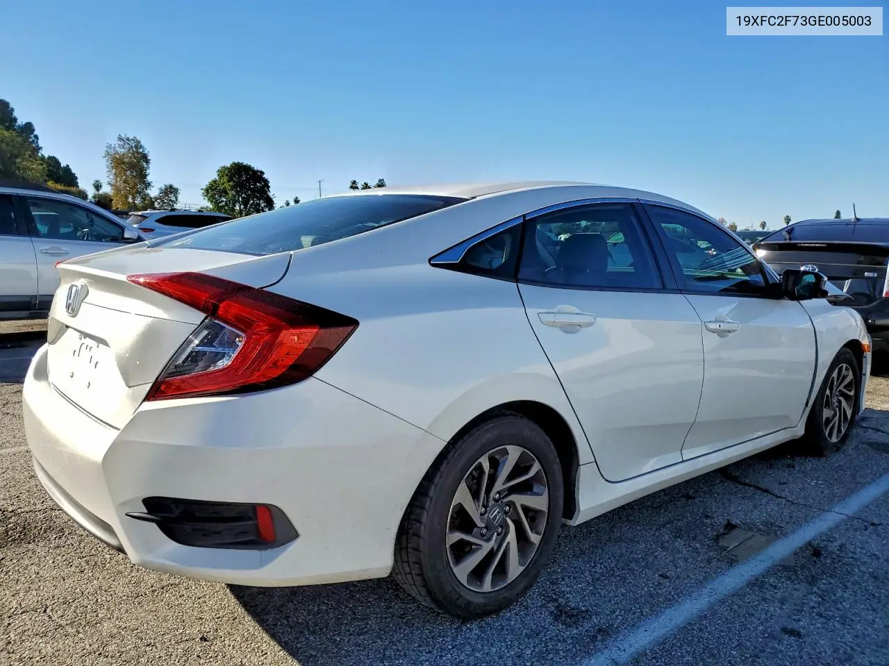 19XFC2F73GE005003 2016 Honda Civic Ex