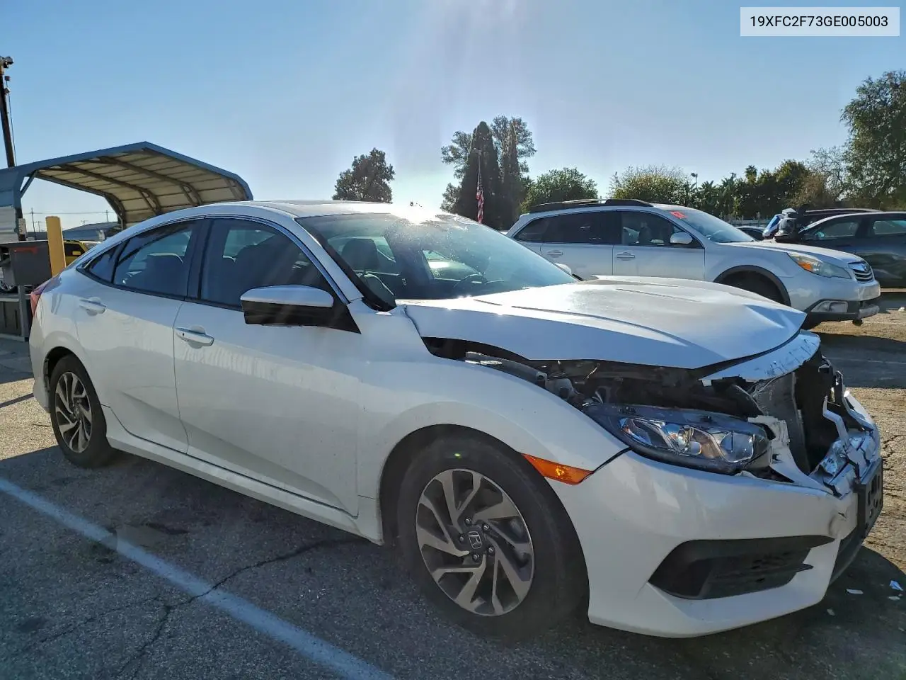 19XFC2F73GE005003 2016 Honda Civic Ex