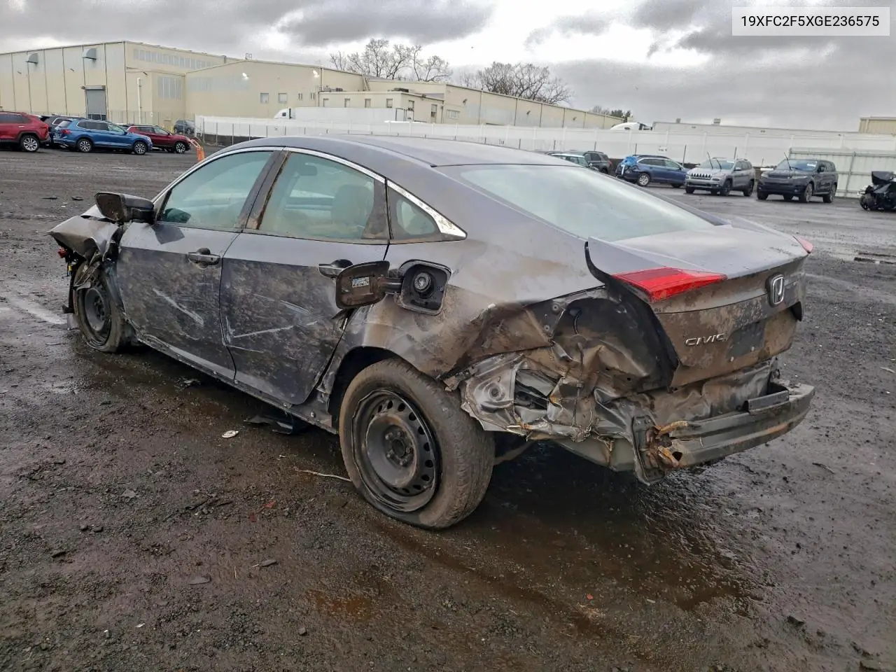 19XFC2F5XGE236575 2016 Honda Civic Lx