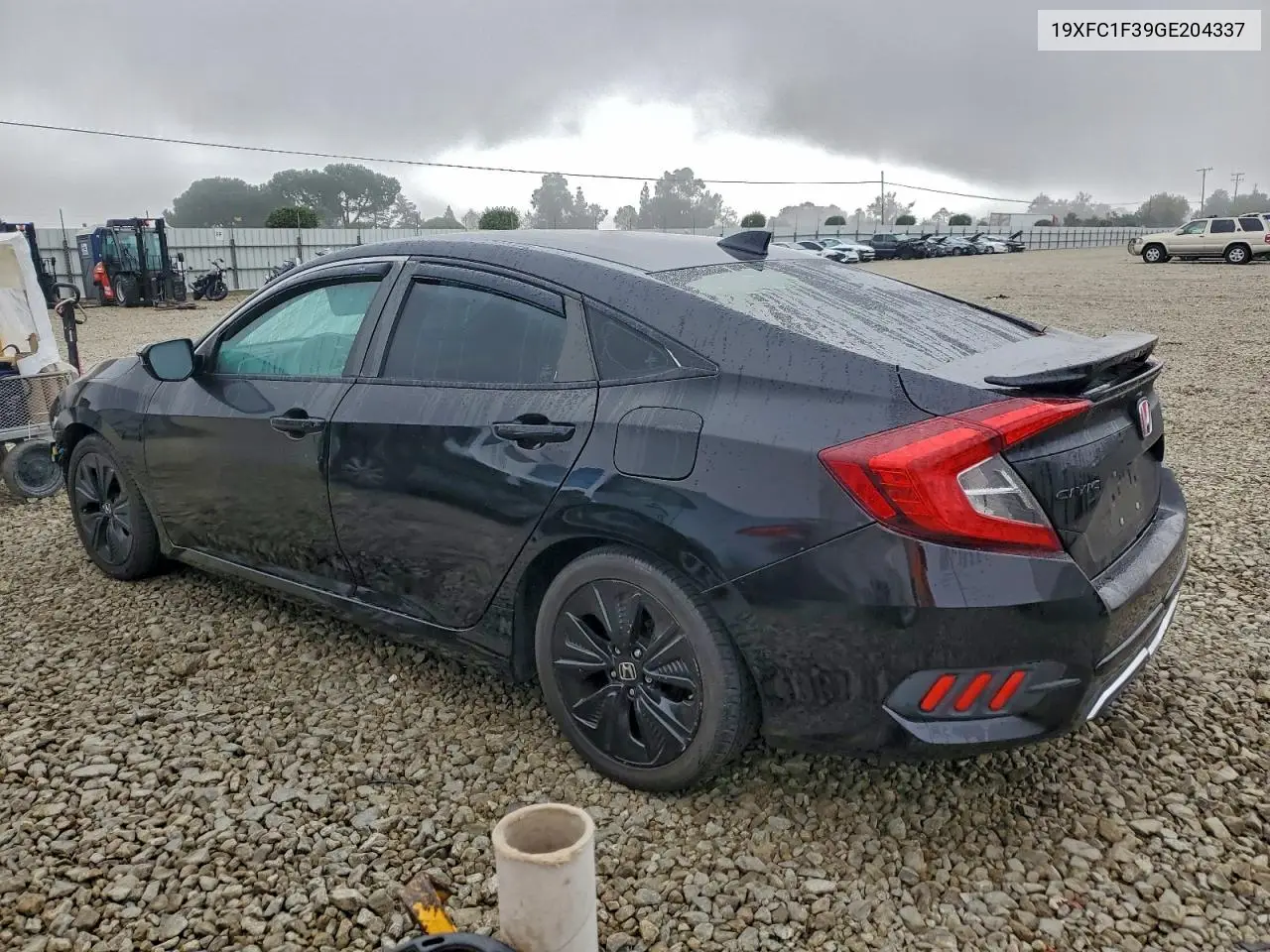 19XFC1F39GE204337 2016 Honda Civic Ex