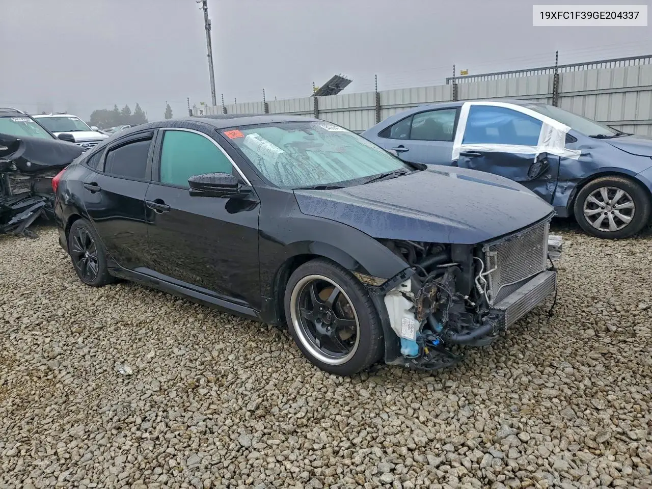 19XFC1F39GE204337 2016 Honda Civic Ex