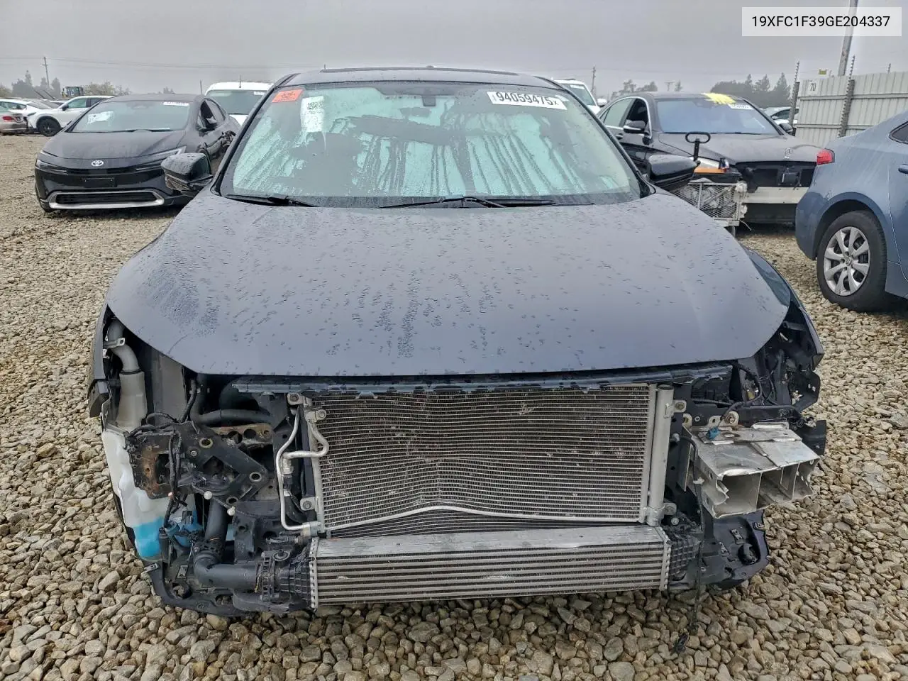 19XFC1F39GE204337 2016 Honda Civic Ex