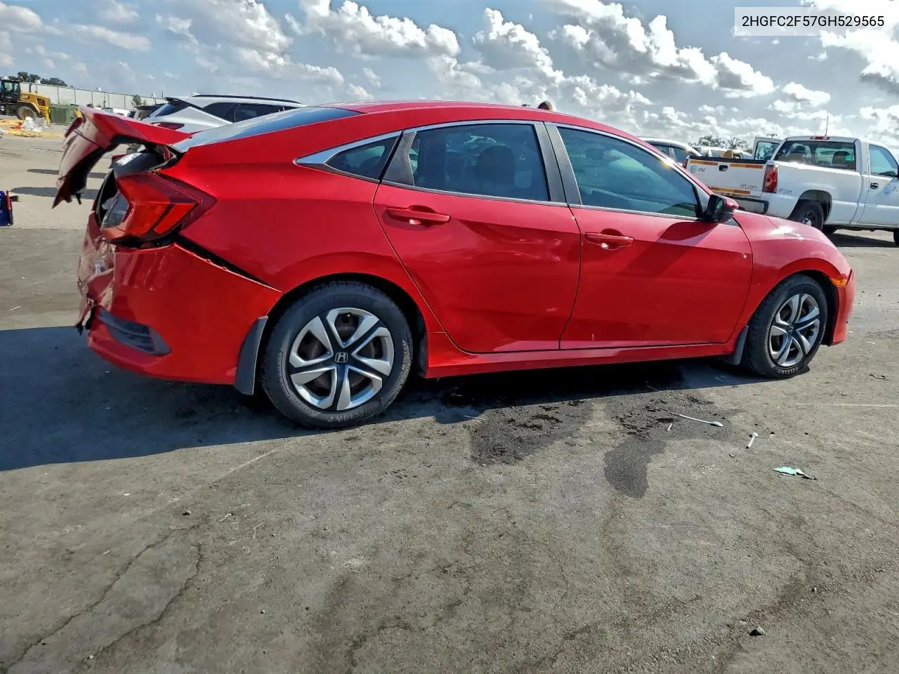 2HGFC2F57GH529565 2016 Honda Civic Lx