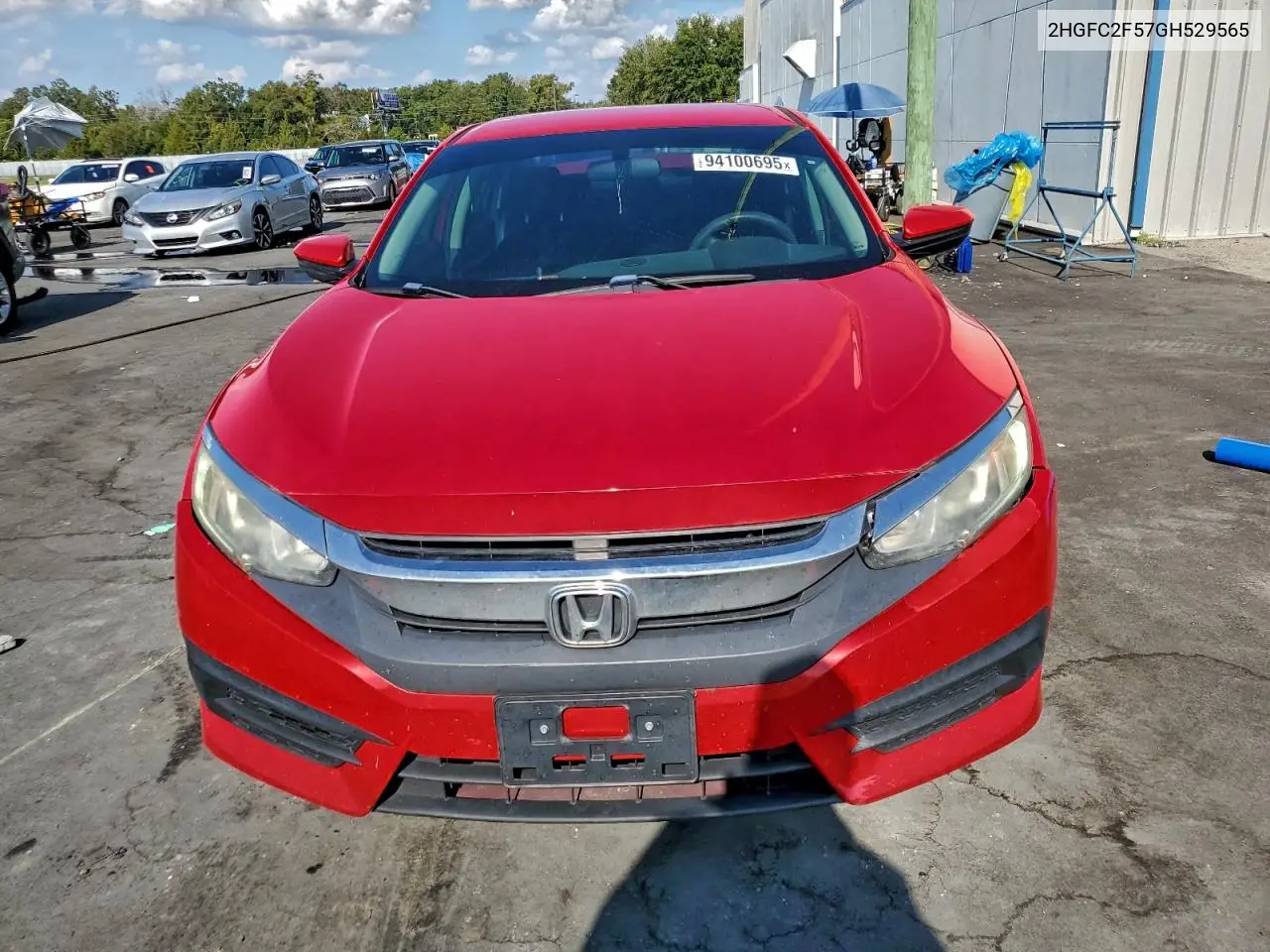 2HGFC2F57GH529565 2016 Honda Civic Lx