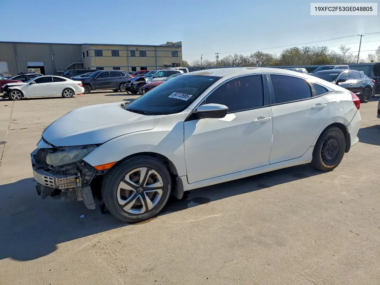 19XFC2F53GE048805 2016 Honda Civic Lx