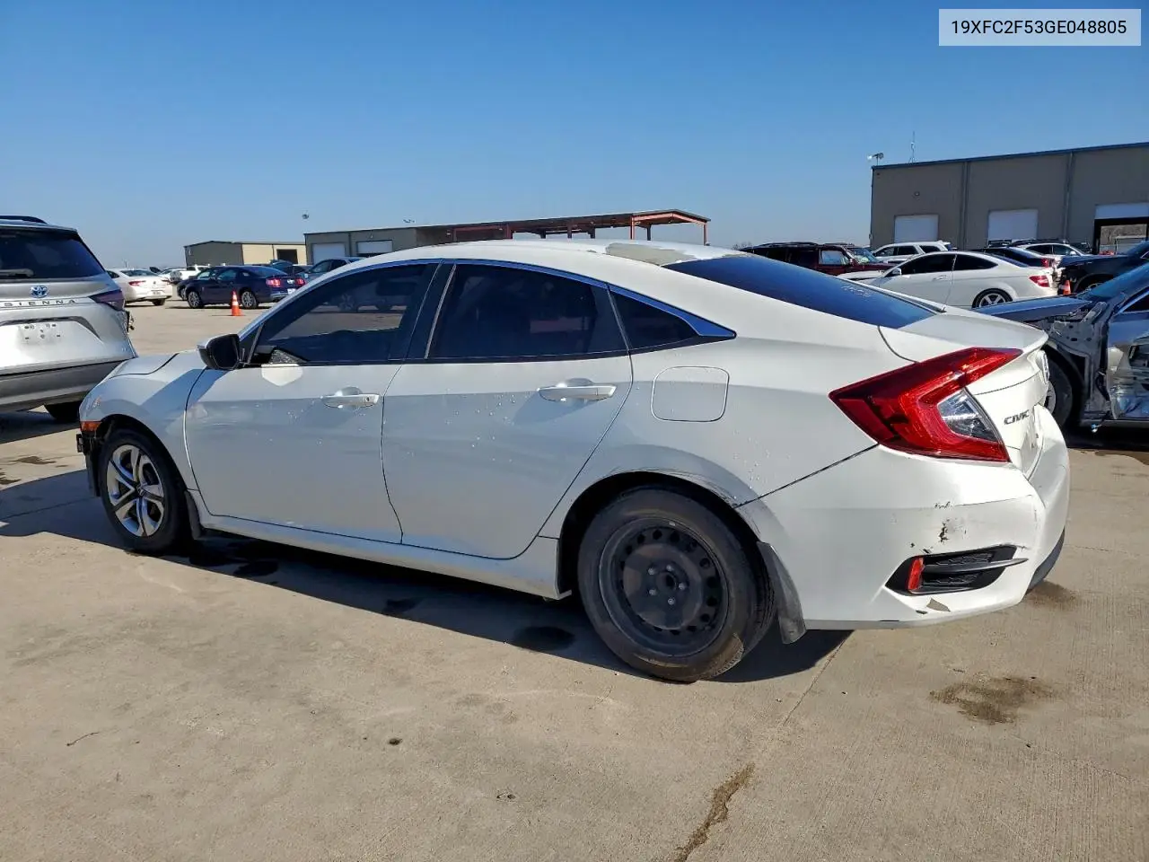 19XFC2F53GE048805 2016 Honda Civic Lx