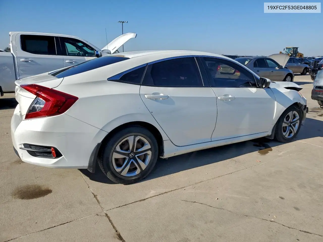 19XFC2F53GE048805 2016 Honda Civic Lx
