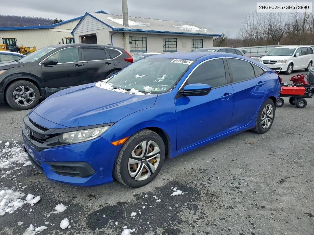 2HGFC2F57GH573890 2016 Honda Civic Lx