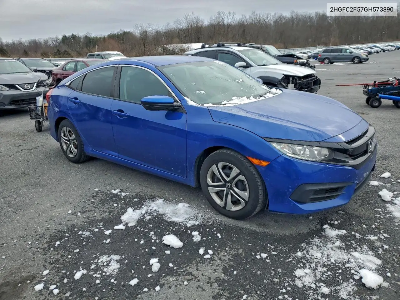 2HGFC2F57GH573890 2016 Honda Civic Lx