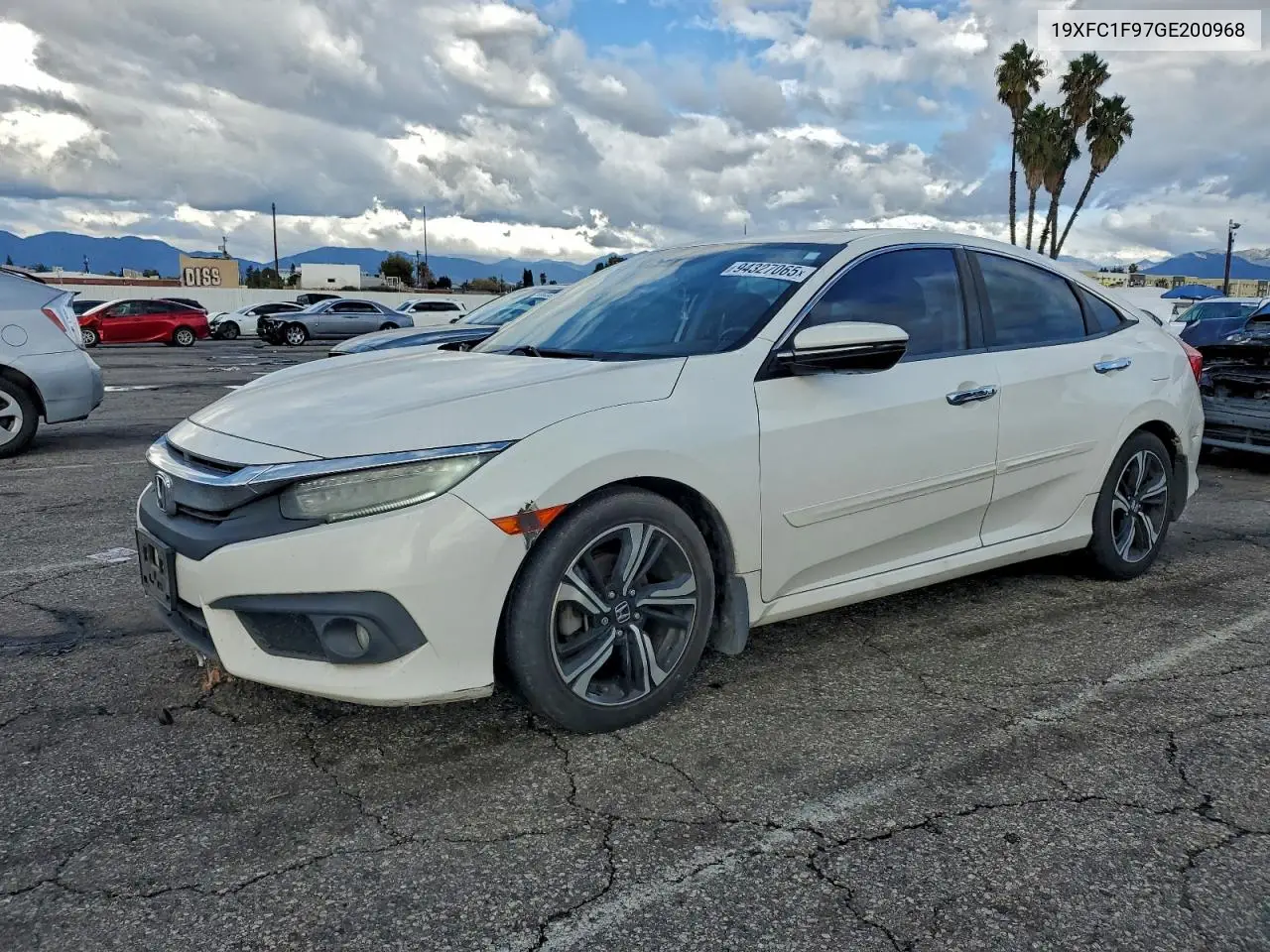 19XFC1F97GE200968 2016 Honda Civic Touring