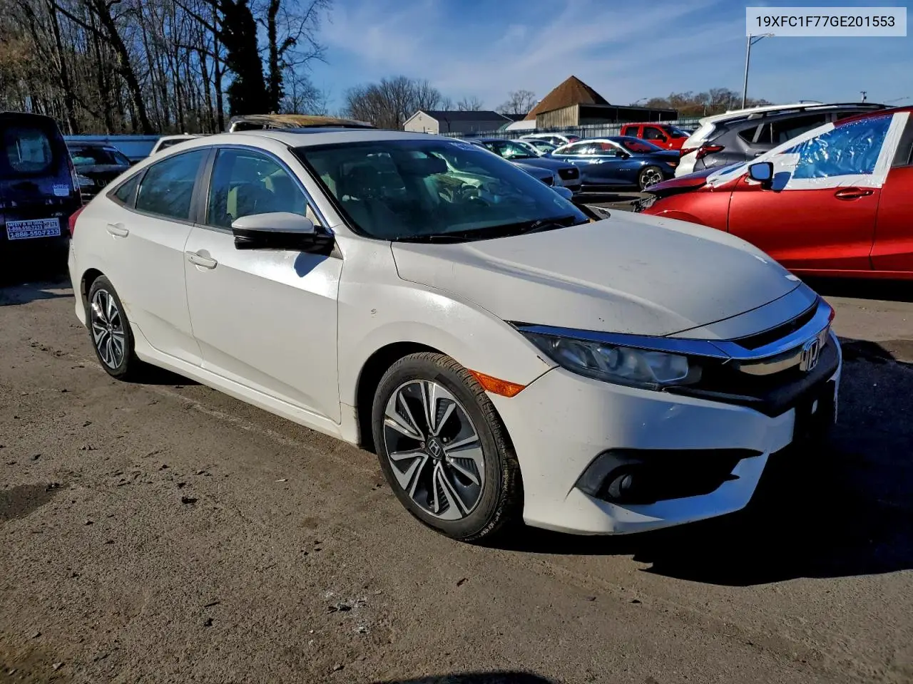 19XFC1F77GE201553 2016 Honda Civic Exl