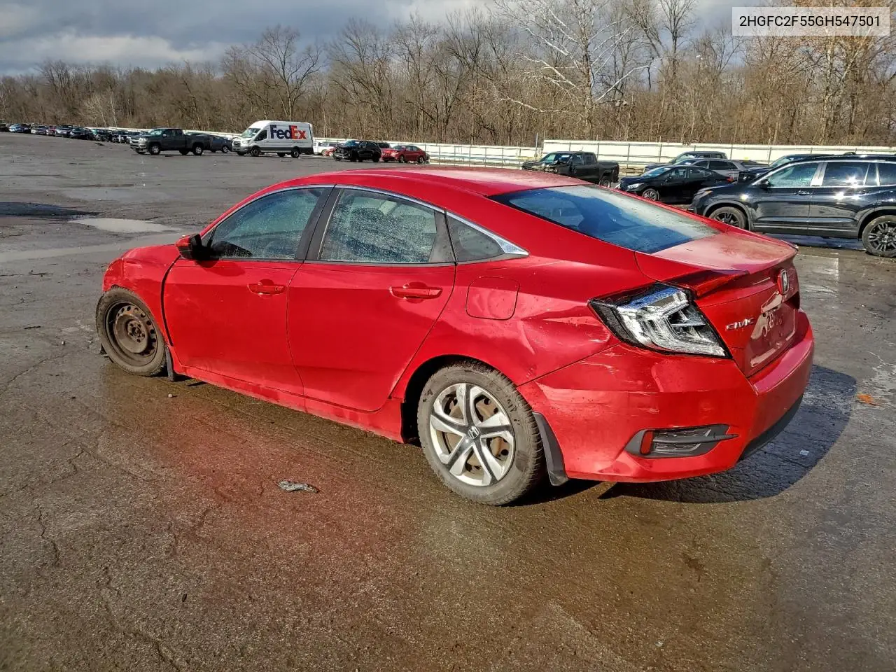 2HGFC2F55GH547501 2016 Honda Civic Lx