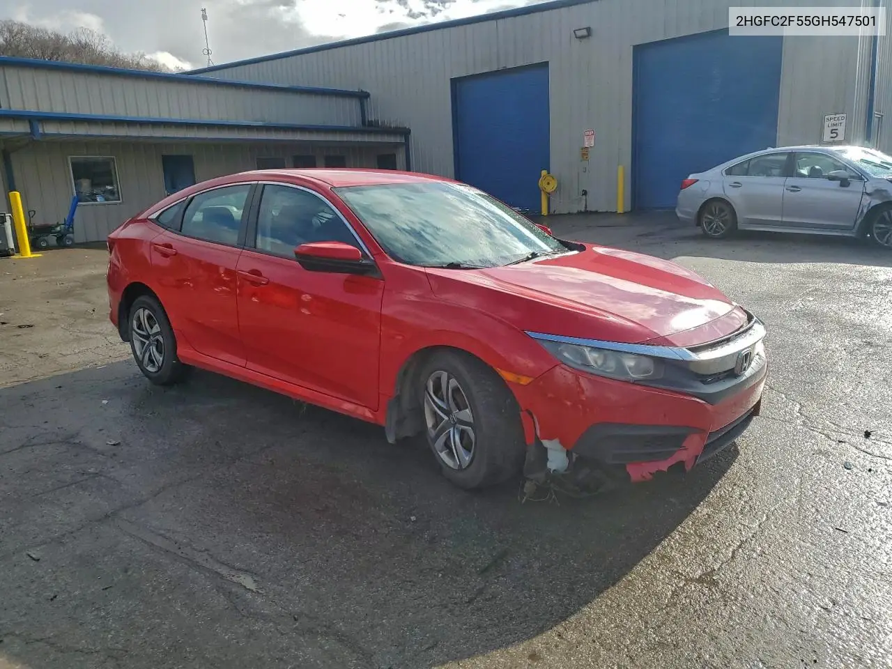 2HGFC2F55GH547501 2016 Honda Civic Lx