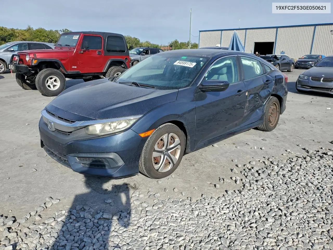 19XFC2F53GE050621 2016 Honda Civic Lx
