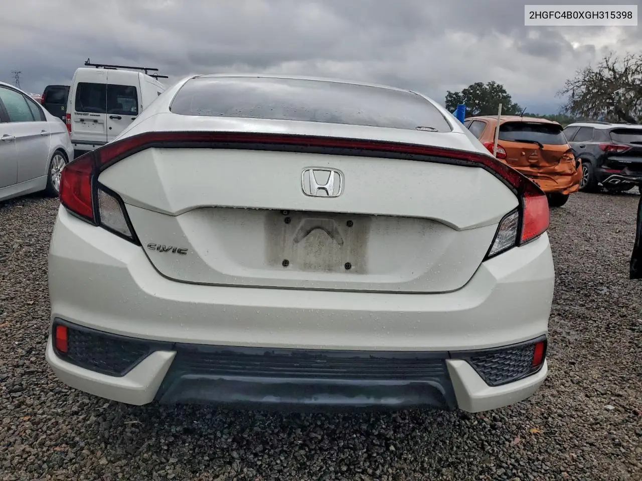 2HGFC4B0XGH315398 2016 Honda Civic Lx
