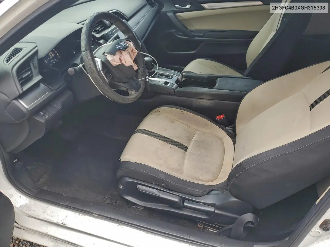 2HGFC4B0XGH315398 2016 Honda Civic Lx