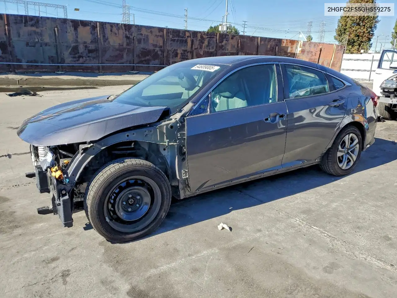 2HGFC2F55GH559275 2016 Honda Civic Lx