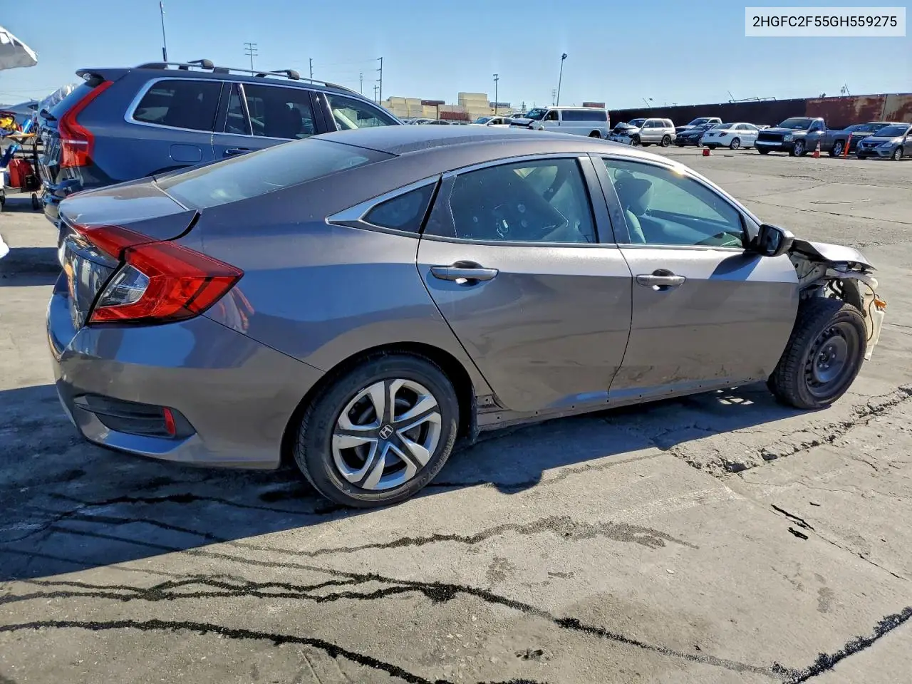 2HGFC2F55GH559275 2016 Honda Civic Lx