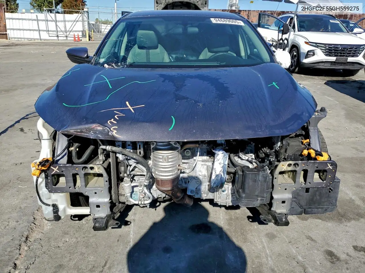 2HGFC2F55GH559275 2016 Honda Civic Lx