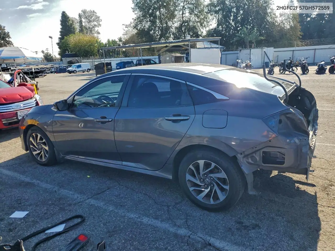 2HGFC2F57GH572559 2016 Honda Civic Lx