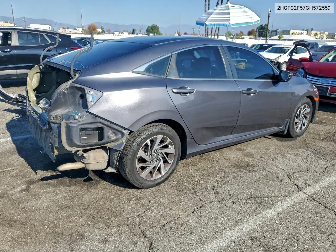 2HGFC2F57GH572559 2016 Honda Civic Lx