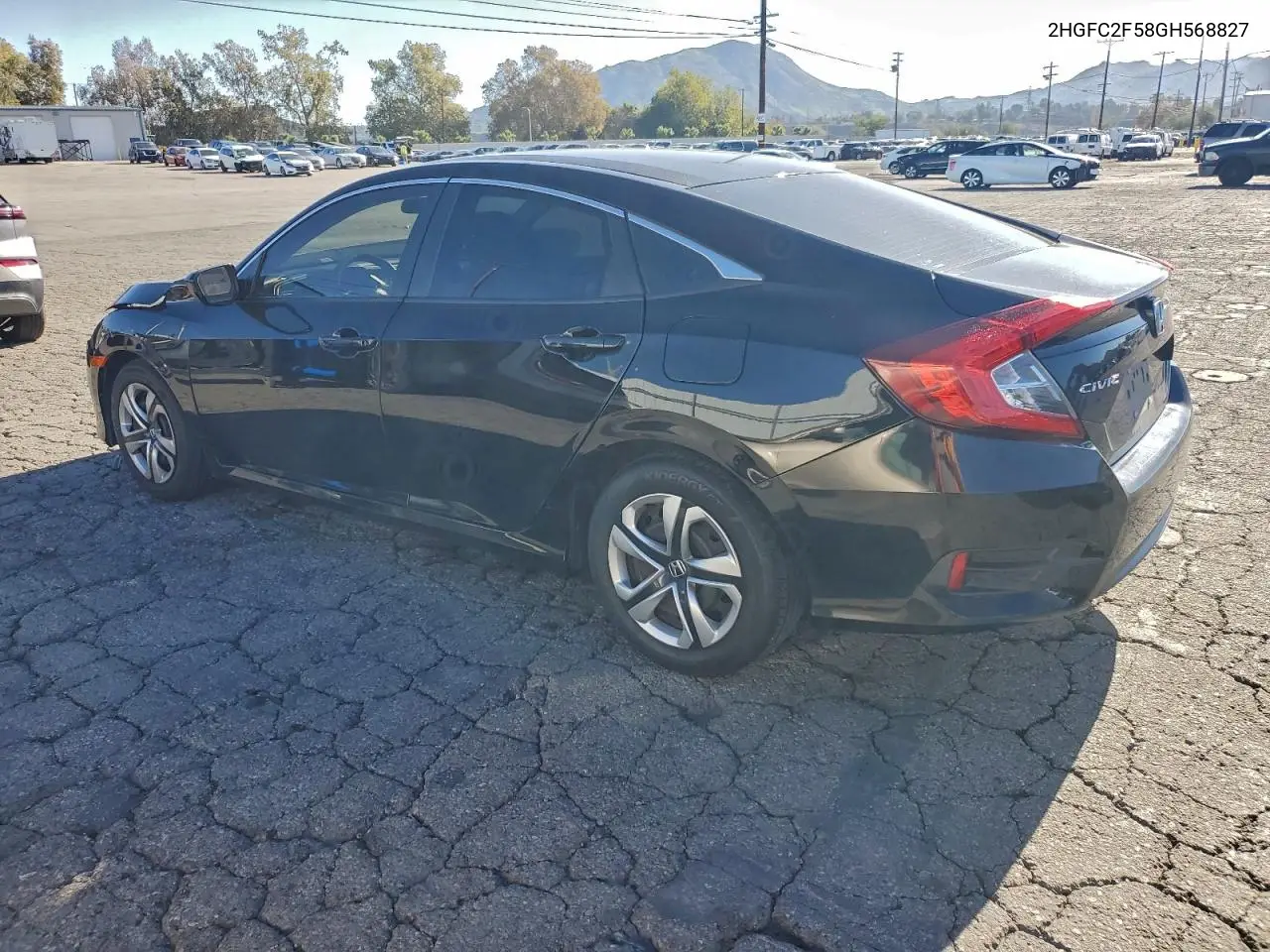 2HGFC2F58GH568827 2016 Honda Civic Lx