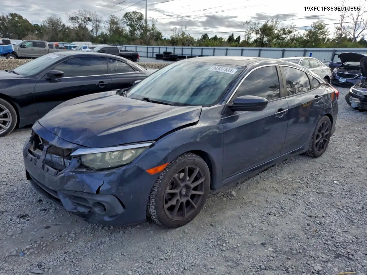 19XFC1F36GE010865 2016 Honda Civic Ex