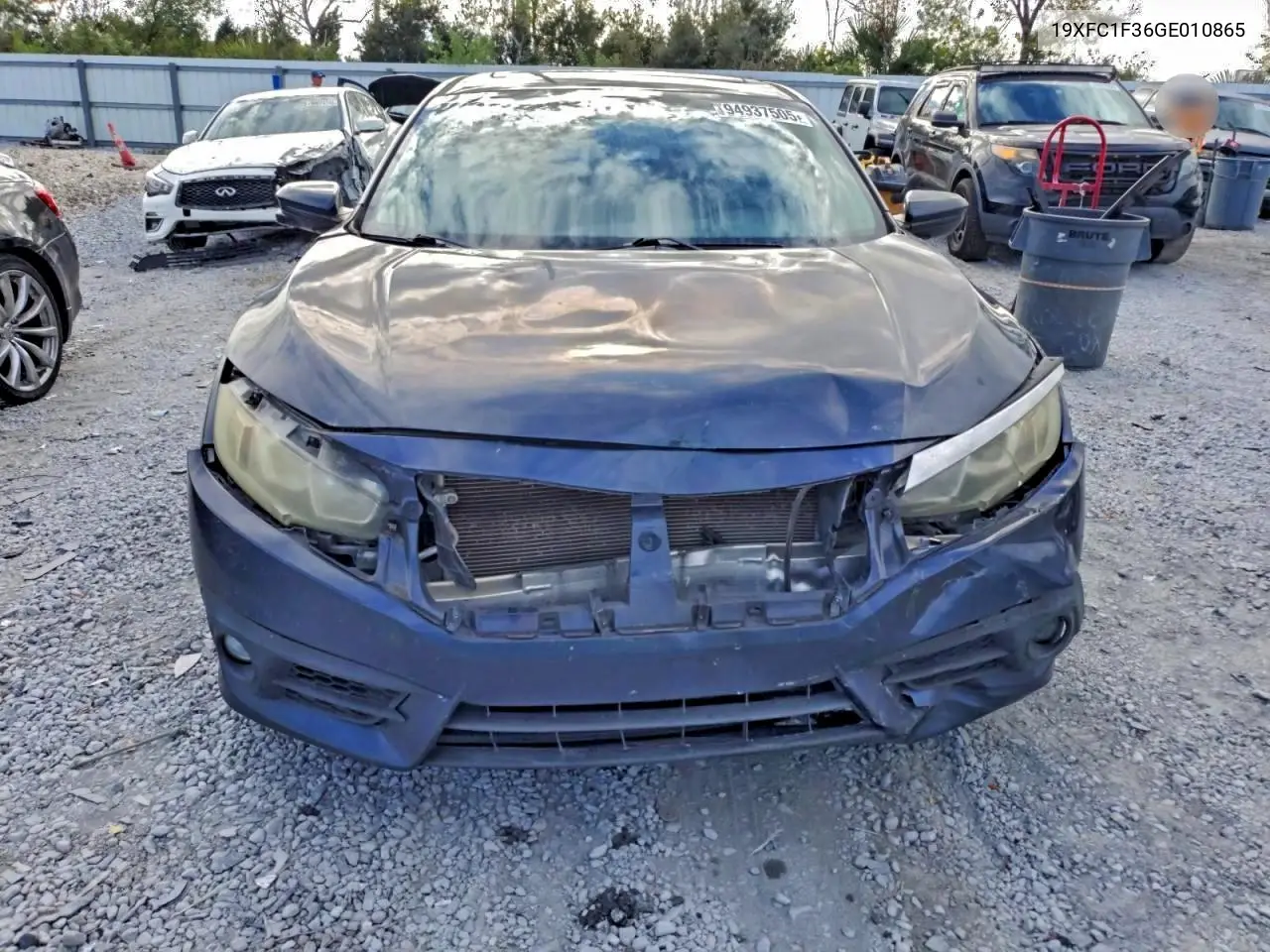 19XFC1F36GE010865 2016 Honda Civic Ex