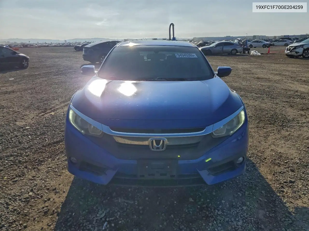 19XFC1F70GE204259 2016 Honda Civic Exl