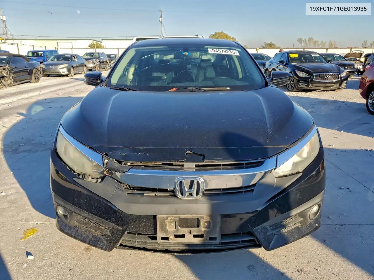 19XFC1F71GE013935 2016 Honda Civic Exl