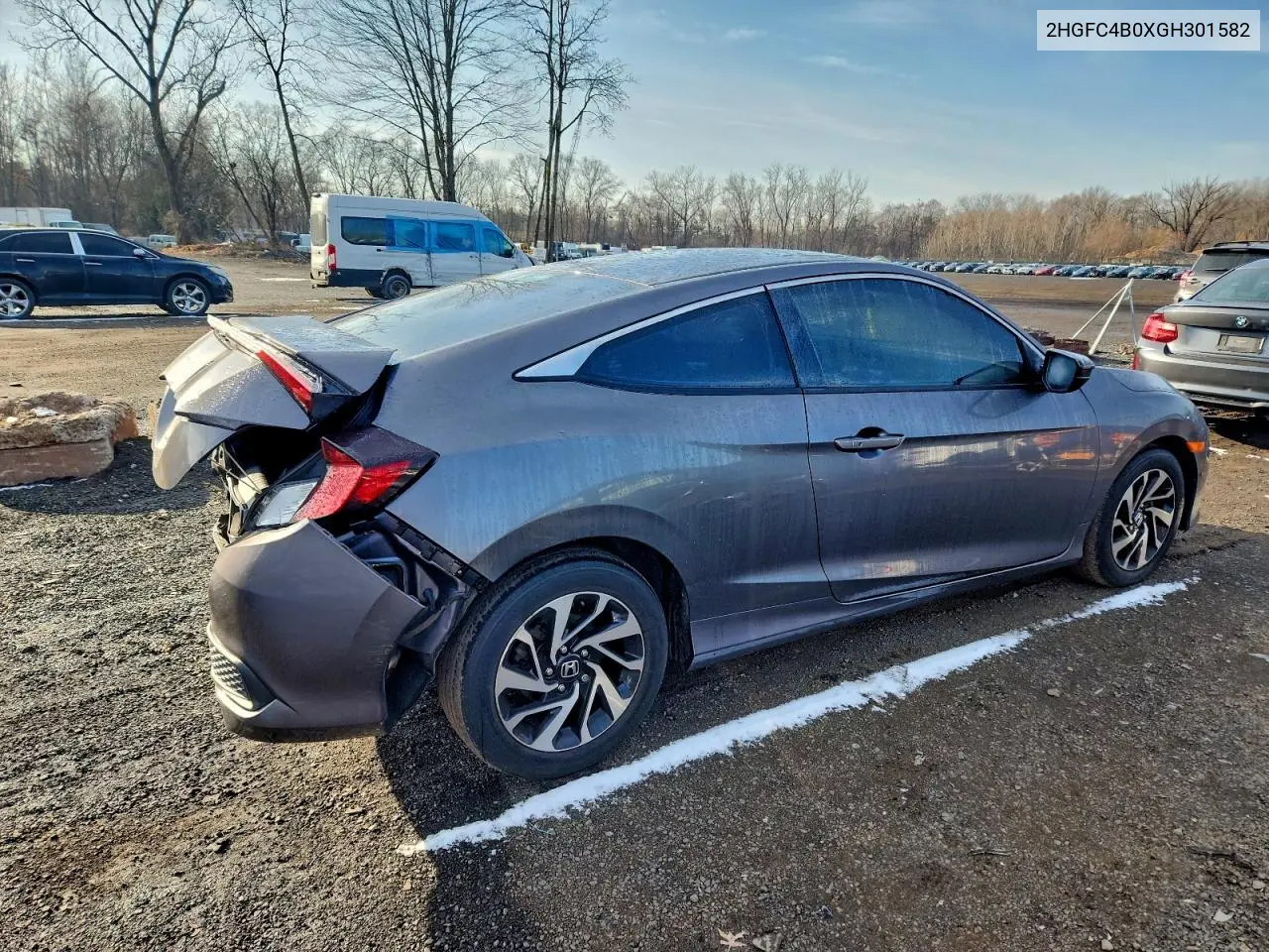 2HGFC4B0XGH301582 2016 Honda Civic Lx