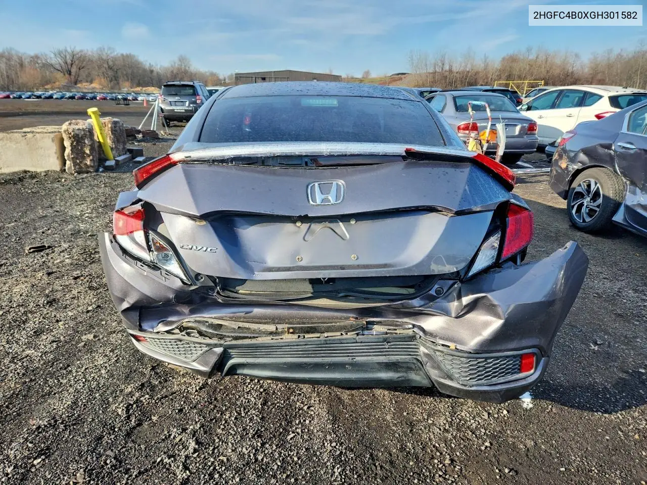 2HGFC4B0XGH301582 2016 Honda Civic Lx