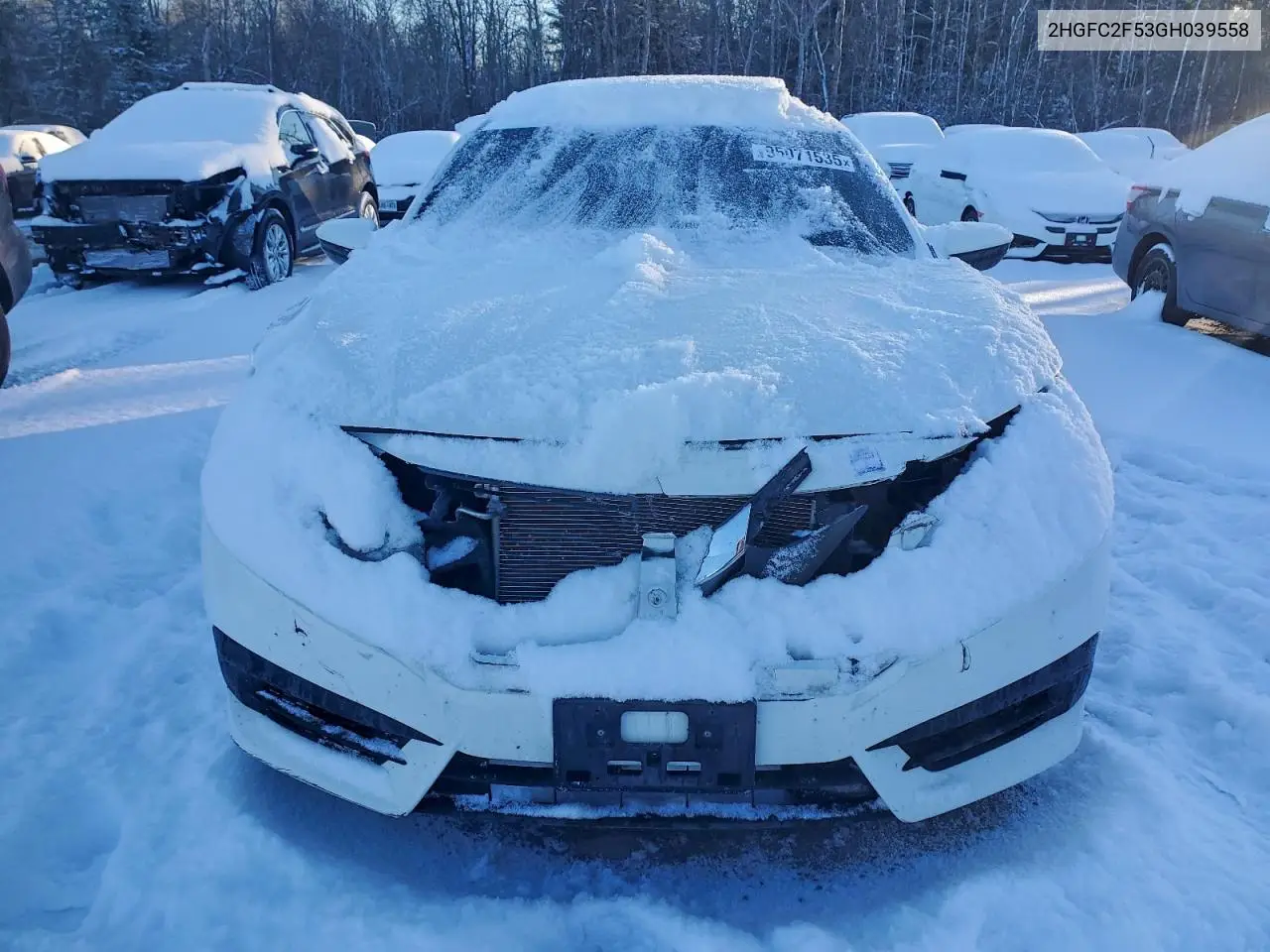 2HGFC2F53GH039558 2016 Honda Civic Lx